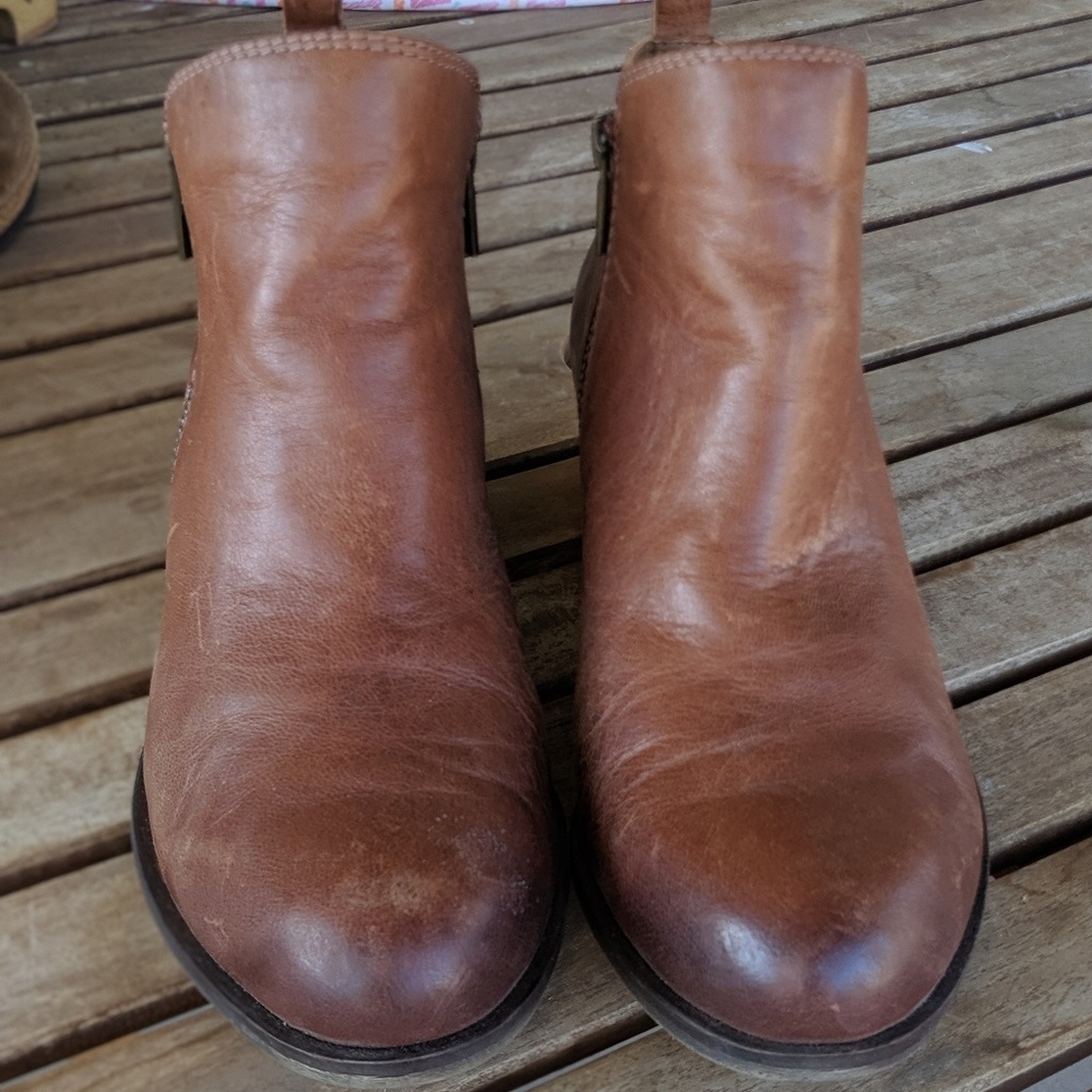 Lucky Brand Leather Booties
